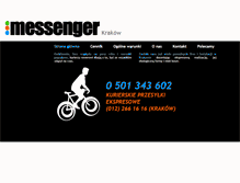 Tablet Screenshot of messenger.com.pl